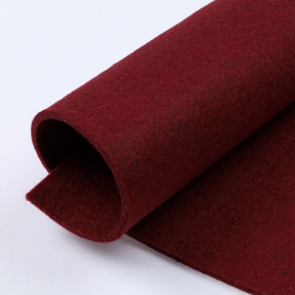 Feltro Modellabile 3mm - Colore Bordeaux - Mezzo Metro