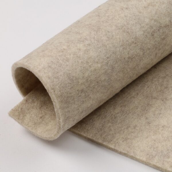 Pannelli Feltro 3mm - Colore Panna Melange - Misura 50x36cm