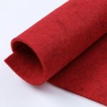 Feltro Modellabile 3mm - Colore Rosso India Melange - Mezzo Metro