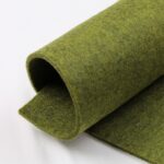 Feltro Modellabile 3mm - Colore Verde Muschio Melange - Mezzo Metro