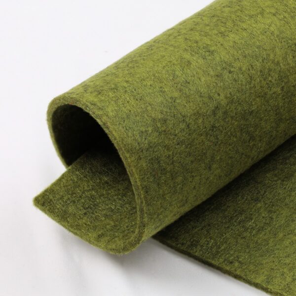 Pannelli Feltro 3mm - Colore Verde Muschio Melange - Misura 50x36cm