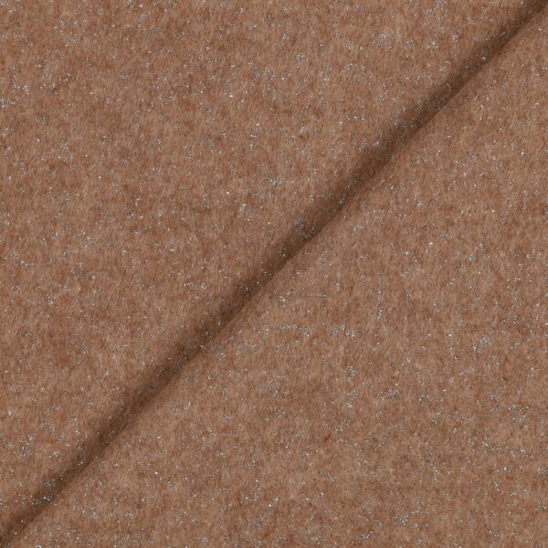 Pannelli Pannolenci Glitter - Glitter Argento - Colore Beige Melange - Misura 50x90cm
