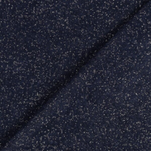 Pannelli Pannolenci Glitter - Glitter Argento - Colore Blu Melange - Misura 50x90cm