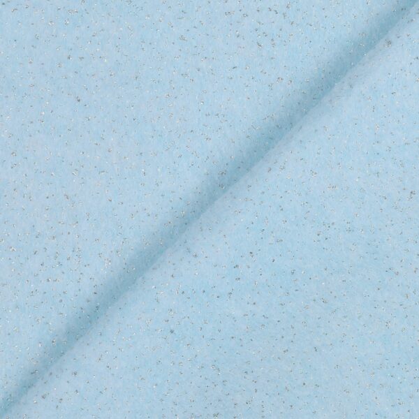 Pannelli Pannolenci Glitter - Glitter Argento - Colore Cielo - Misura 50x90cm