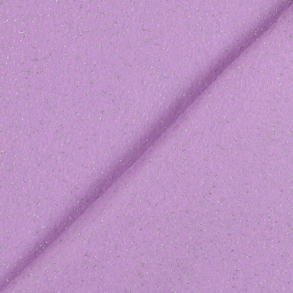 Pannelli Pannolenci Glitter - Glitter Argento - Colore Lilla - Misura 50x90cm