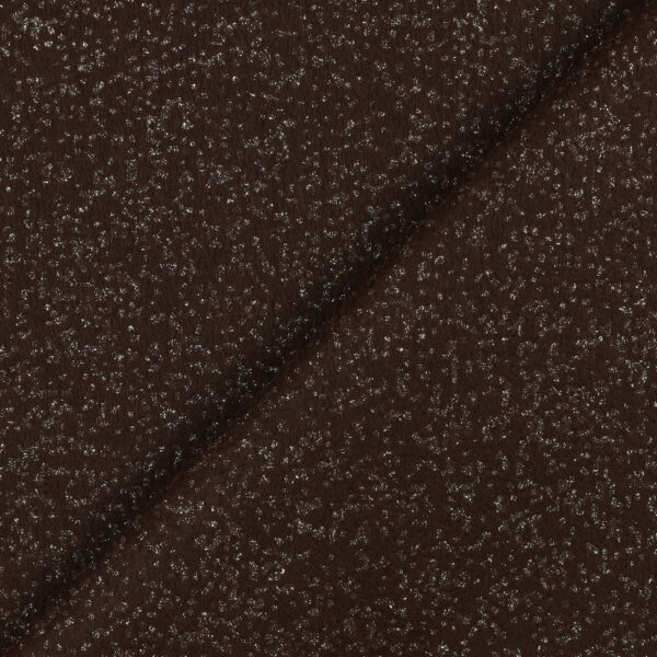Pannelli Pannolenci Glitter - Glitter Argento - Colore Marrone - Misura 50x90cm