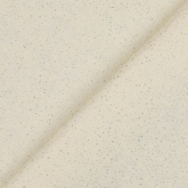 Pannelli Pannolenci Glitter - Glitter Argento - Colore Panna - Misura 30x45cm