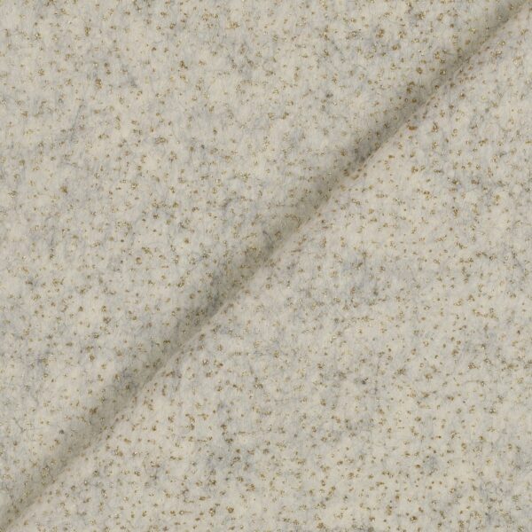 Pannelli Pannolenci Glitter - Glitter Oro - Colore Bianco Melange - Misura 50x90cm