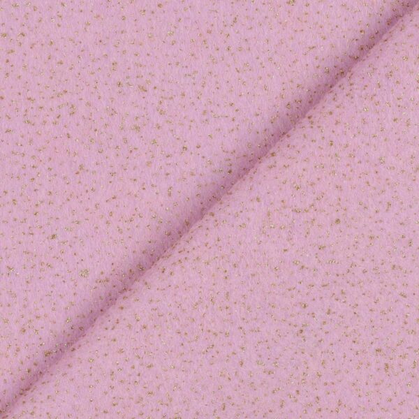 Pannelli Pannolenci Glitter - Glitter Oro - Colore Lilla Melange - Misura 50x90cm