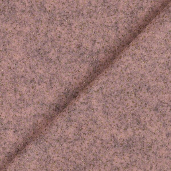 Pannelli Pannolenci Glitter - Glitter Oro - Colore Rosa Antico Melange - Misura 50x90cm