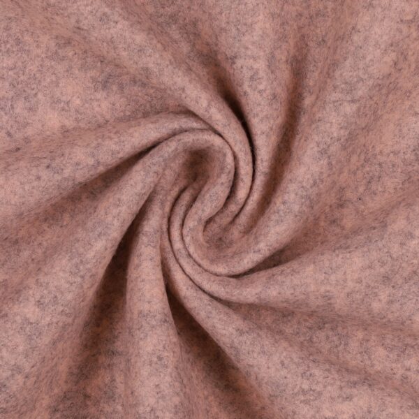 Pannolenci Poliestere - Colore Rosa Antico Melange - Mezzo Metro