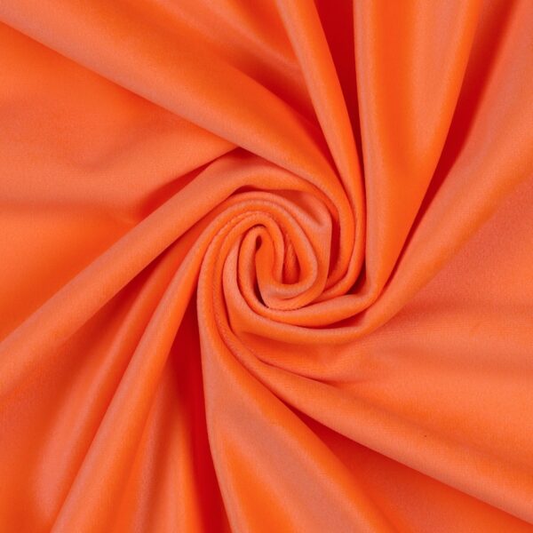 Velluto Termoformabile - Arancio Fluo - Mezzo Metro