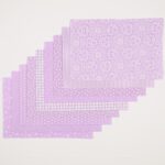 Pacco Assortito Pannolenci Stampato Fantasia 9 Fantasie Assortite Lilla
