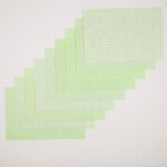 Pacco Assortito Pannolenci Stampato Fantasia 9 Fantasie Assortite - Verde Menta - Misura 20x30cm