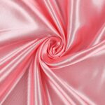 Tessuto Raso Al Metro - Colore Rosa Baby