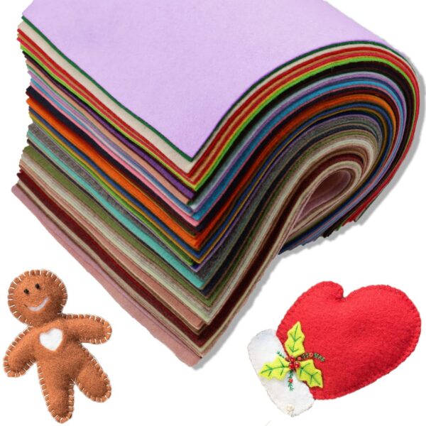 Kit Fogli Pannolenci Pacco Assortito - 60 Fogli - Misura 21x30
