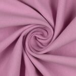 Tessuto Felpa Cotone Non Garzata - Glicine
