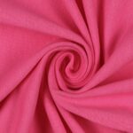 Tessuto Felpa Cotone Non Garzata - Rosa Bubble