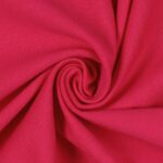 Tessuto Felpa Cotone Non Garzata - Fucsia Scuro