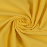 Tessuto Felpa Cotone Non Garzata - Giallo Scuro