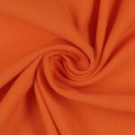 Tessuto Felpa Cotone Non Garzata - Arancio Chiaro