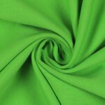 Tessuto Felpa Cotone Non Garzata - Verde Mela