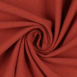 Tessuto Felpa Cotone Non Garzata - Coccio