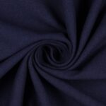 Tessuto Felpa Cotone Non Garzata - Blu Tampone