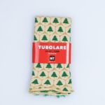 Tubolare Elasticizzato In Maglia - Alberello Glitter 8cm Panna