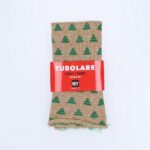 Tubolare Elasticizzato In Maglia - Alberello Glitter 8cm Tortora