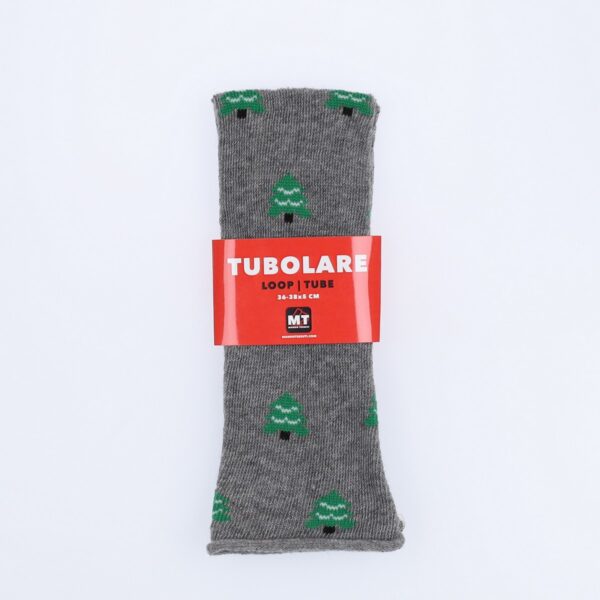 Tubolare Elasticizzato In Maglia - Alberello 5cm Grigio Scuro