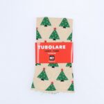 Tubolare Elasticizzato In Maglia - Alberello 8cm Panna