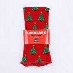 Tubolare Elasticizzato In Maglia - Alberello 8cm Rosso