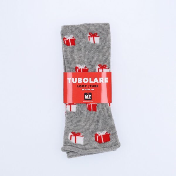 Tubolare Elasticizzato In Maglia - Pacco Regalo 5cm Grigio Chiaro