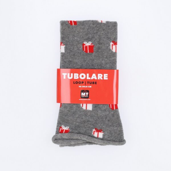 Tubolare Elasticizzato In Maglia - Pacco Regalo 8cm Grigio Scuro
