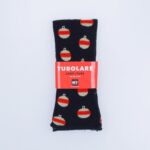 Tubolare Elasticizzato In Maglia - Pallina Di Natale 5cm Blu Navy