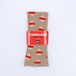 Tubolare Elasticizzato In Maglia - Pallina Di Natale 5cm Tortora