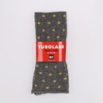 Tubolare Elasticizzato In Maglia - Pois Oro 5cm Grigio Scuro