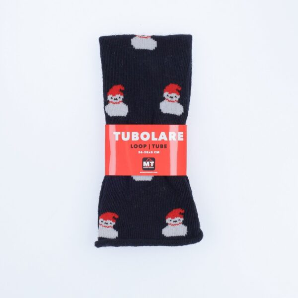 Tubolare Elasticizzato In Maglia - Pupazzo Di Neve 5cm Blu Navy