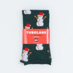 Tubolare Elasticizzato In Maglia - Pupazzo Di Neve 8cm Verde Inglese