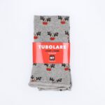 Tubolare Elasticizzato In Maglia - Renna 8cm Grigio Chiaro