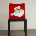 Coprisedia Elasticizzato Universale - Faccia Babbo Natale Occhialini