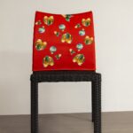 Coprisedia Elasticizzato Universale - Rosso Regali Palline Natale