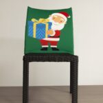 Coprisedia Elasticizzato Universale - Verde Albero Natale Marzapane