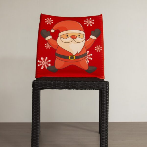 Coprisedia Elasticizzato Universale - Verde Babbo Natale Sottosopra