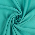 Tessuto Satin Debacato Mano Seta - Turchese