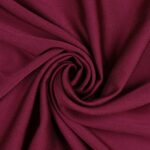 Tessuto Satin Debacato Mano Seta - Prugna