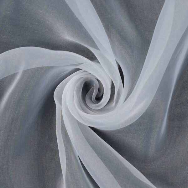 Tessuto in Organza Leggera Cangiante - Bianco
