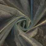 Tessuto in Organza Leggera Cangiante - Giallino - Mezzo Metro