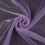 Tessuto in Organza Leggera Cangiante - Lilla - Mezzo Metro